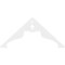 Ekena Millwork Pitch Heath Architectural Grade PVC Gable Pediment, 60"W x 27 1/2"H x 1"P (11/12) GPP060X028X100HEA - alternate 2